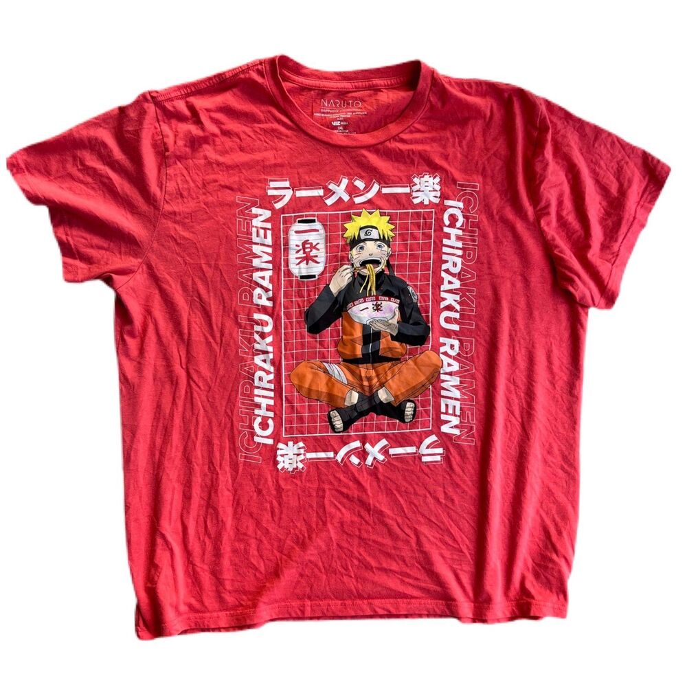 Ichiraku Ramen Mens 3XL T-shirt, Naruto Shippuden